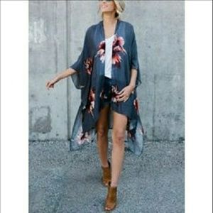 🆕Floral Print Kimono